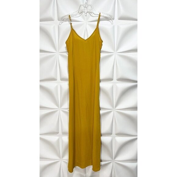 Shabby Chic Sz XS Mustard Yellow Gold Chenille Velvet Lace Maxi Dress NWT NEW - Picture 5 of 16